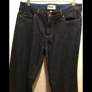 Paige Denim Mens Bootcut Blue Jeans